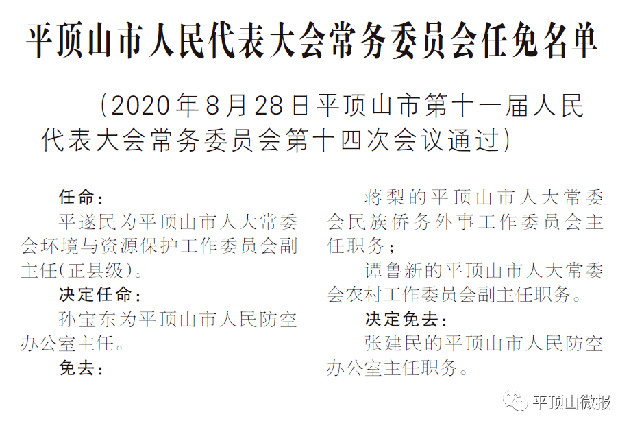 开封最新人事任免名单