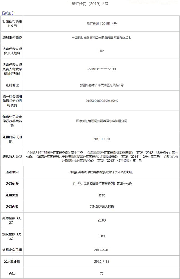 中国银行最新外汇牌价表